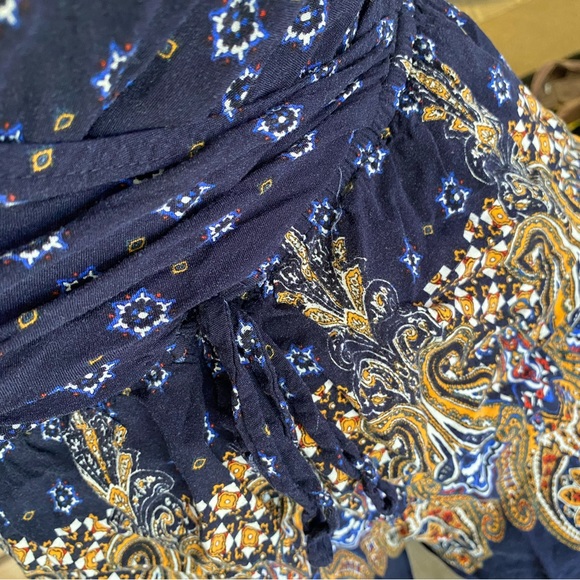 Blue romper with pockets - Picture 4 of 4